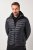 JAY-PI Lightly Quilted Jacket with a Hoodie Black - Didelės vyriškos striukės - Didelės vyriškos striukės