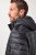 JAY-PI Lightly Quilted Jacket with a Hoodie Black - Didelės vyriškos striukės - Didelės vyriškos striukės