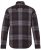 JP1880 Shirt Flannel Long Sleeve Dark Brown - Marškiniai - Marškiniai - 2XL-8XL