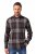 JP1880 Shirt Flannel Long Sleeve Dark Brown - Marškiniai - Marškiniai - 2XL-8XL