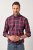 JP1880 Checked Shirt Long Sleeve Red - Marškiniai - Marškiniai - 2XL-8XL