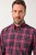 JP1880 Checked Shirt Long Sleeve Red - Marškiniai - Marškiniai - 2XL-8XL