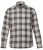 JP1880 Checked Flannel Shirt Long Sleeve Dark Dusty Pink - Marškiniai - Marškiniai - 2XL-8XL
