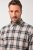 JP1880 Checked Flannel Shirt Long Sleeve Dark Dusty Pink - Marškiniai - Marškiniai - 2XL-8XL