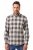 JP1880 Checked Flannel Shirt Long Sleeve Dark Dusty Pink - Marškiniai - Marškiniai - 2XL-8XL