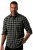 JP1880 Checked Flannel Shirt Long Sleeve Eucalyptus Green - Marškiniai - Marškiniai - 2XL-8XL