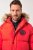 JP1880 Parka Quilted Faux Fur Hood Red - Didelės vyriškos striukės - Didelės vyriškos striukės