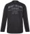 Men+ 612 Marškinėliai ilgomis rankovėmis Denim Brand Company Juoda - Marškinėliai - Marškinėliai - 2XL-14XL
