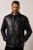 JP1880 Leather Jacket Finest Lamb Nappa Black - Didelės vyriškos striukės - Didelės vyriškos striukės
