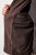 JP1880 Jacket Buffed Nubuck Lamb Leather Brown - Didelės vyriškos striukės - Didelės vyriškos striukės