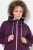 Ulla Popken 843186 Vandenį atstumianti softshell striukė su atšvaitais Vyno raudona - Striukės - Didelių dydžių striukės moterims