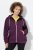 Ulla Popken 843186 Vandenį atstumianti softshell striukė su atšvaitais Vyno raudona - Striukės - Didelių dydžių striukės moterims