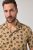 JP1880 Boxy Cuba Short Sleeve Shirt Camel - Marškiniai - Marškiniai - 2XL-8XL