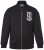 STHUGE 847083 Varsity striukė iš scuba audinio Juoda - Didelės vyriškos striukės - Didelės vyriškos striukės