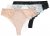 Ulla Popken 848522 Stringai su nėriniais 3 vnt. Juoda - Kelnaitės - 
