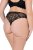 Ulla Popken 848522 Stringai su nėriniais 3 vnt. Juoda - Kelnaitės - 