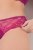 Ulla Popken 848522 Stringai su nėriniais 3 vnt. Tamsiai violetinė - Kelnaitės - 