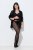 Ulla Popken 849055 Gėlėtos pėdkelnės Juoda - Pėdkelnės & kojinės - 