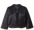 Ulla Popken 849457 Bolero Juoda - Bolero švarkeliai - 
