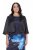 Ulla Popken 849457 Bolero Juoda - Bolero švarkeliai - 
