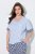 Ulla Popken 849850 Pižama su langeliais Šviesiai mėlyna - Pižama/Loungewear - 