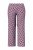 Ulla Popken 849850 Pižama su langeliais Uogų raudona - Pižama/Loungewear - 