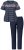 Ulla Popken 850403 Pižama su gėlių raštu Tamsiai mėlyna - Pižama/Loungewear - 