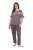 Ulla Popken 850403 Pižama su gėlių raštu Ruda - Pižama/Loungewear - 