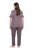 Ulla Popken 850403 Pižama su gėlių raštu Ruda - Pižama/Loungewear - 