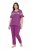 Ulla Popken 850403 Pižama su gėlių raštu Violetinė - Pižama/Loungewear - 