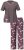 Ulla Popken 850903 Pižama su gėlių raštu 2 vnt. Ruda - Pižama/Loungewear - 