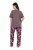 Ulla Popken 850903 Pižama su gėlių raštu 2 vnt. Ruda - Pižama/Loungewear - 