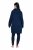 Ulla Popken 851749 Namų suknelė su langeliais ir gobtuvu Tamsiai mėlyna - Pižama/Loungewear - 