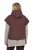 Ulla Popken 851785 Oversize dygsniuota liemenė su gobtuvu Ruda - Liemenės - 