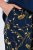 Ulla Popken 852577 Pižama su raštu Tamsiai mėlyna - Pižama/Loungewear - 