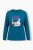 Ulla Popken 852710 Namų megztinis ilgomis rankovėmis Petrolio - Pižama/Loungewear - 