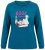 Ulla Popken 852710 Namų megztinis ilgomis rankovėmis Petrolio - Pižama/Loungewear - 