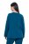 Ulla Popken 852710 Namų megztinis ilgomis rankovėmis Petrolio - Pižama/Loungewear - 