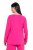 Ulla Popken 852747 Pižamos viršus ilgomis rankovėmis Rožinė - Pižama/Loungewear - 