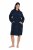 Ulla Popken 853353 Namų suknelė su gobtuvu Tamsiai mėlyna - Pižama/Loungewear - 