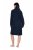 Ulla Popken 853353 Namų suknelė su gobtuvu Tamsiai mėlyna - Pižama/Loungewear - 