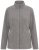 Ulla Popken 853668 Flisinė striukė su stačia apykakle Pilka - Fleece apranga - 