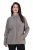 Ulla Popken 853668 Flisinė striukė su stačia apykakle Pilka - Fleece apranga - 