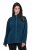 Ulla Popken 853668 Flisinė striukė su stačia apykakle Petrolio - Fleece apranga - 