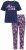Ulla Popken 856141 Pižama ilgomis rankovėmis Tamsiai mėlyna - Pižama/Loungewear - 