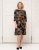Scandinavian Caramel Flower Petals Dress Lavender and Orange - DRABUŽIAI MOTERIMS 40-66 - 