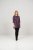 Scandinavian Caramel Flower Petals Tunic Purple - Marškinėliai - 