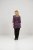 Scandinavian Caramel Flower Petals Tunic Purple - Marškinėliai - 