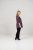 Scandinavian Caramel Flower Petals Tunic Purple - Marškinėliai - 