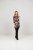 Scandinavian Caramel Flower Petals Tunic Brown - Spausdinti marškinėliai moterims - 